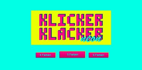 Klicker-Klacker Neon - Screenshot